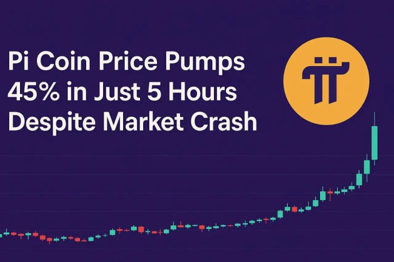 Pi Coin Price Surges 45% in 5 Hours | Market Defies Crypto Crash