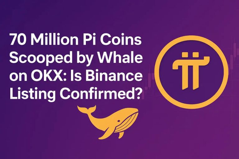 70 Million Pi Coins Scooped by Whale on OKX